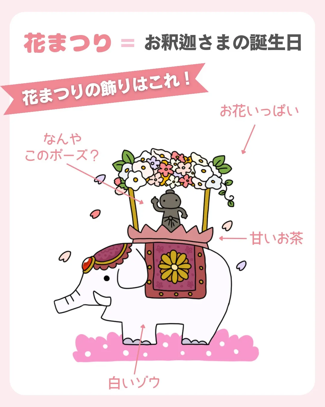 花まつり「甘いお茶」なんでかけるん？