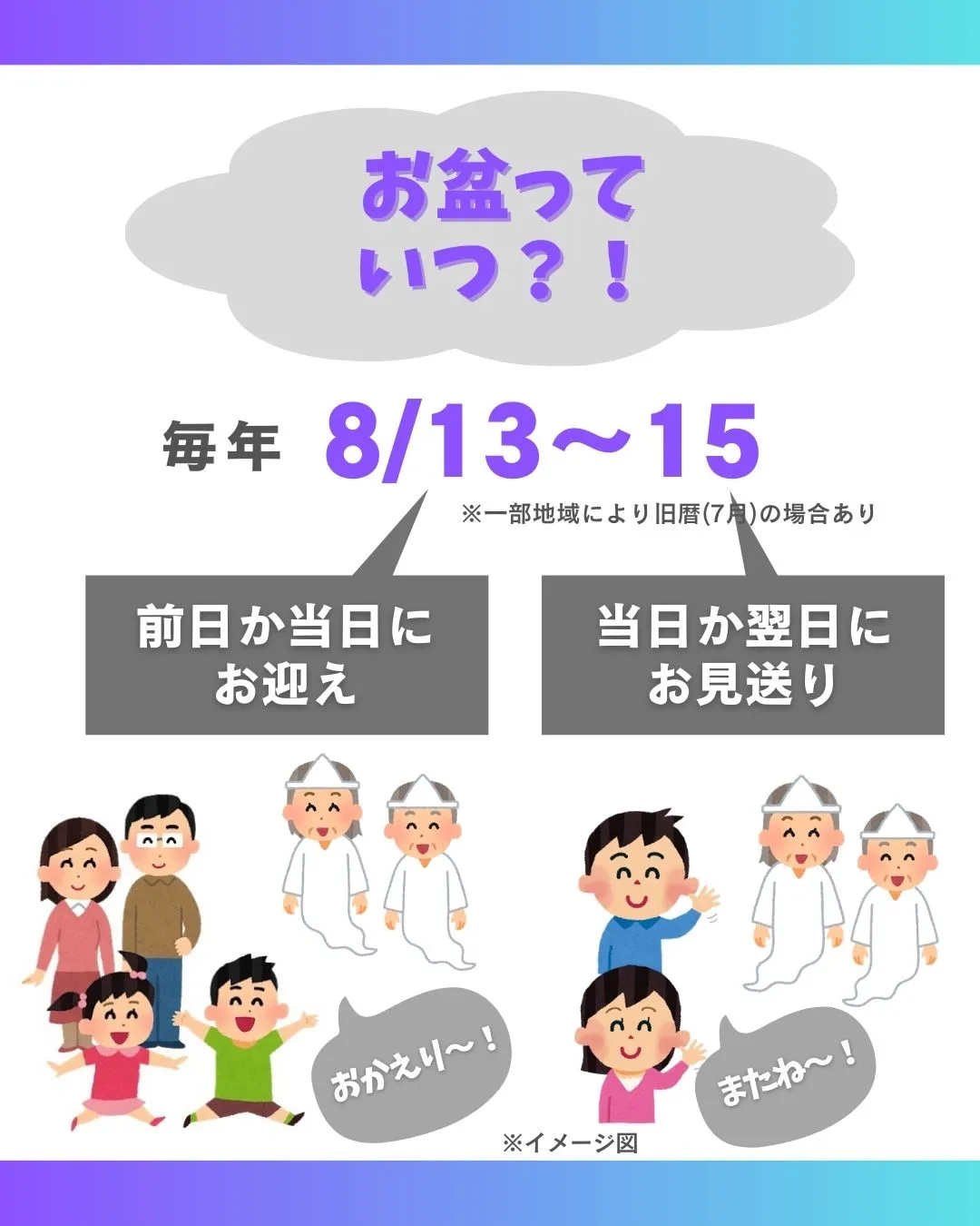 今さら聞けない！お盆ってなに！？